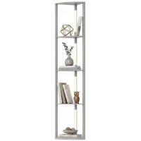 HOMCOM 4-Tier Corner Floor Lamp(m-15)