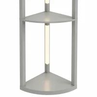 HOMCOM 4-Tier Corner Floor Lamp(m-10)