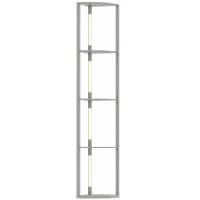 HOMCOM 4-Tier Corner Floor Lamp(m-1)