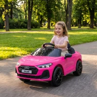 AIYAPLAY Elektrische kinderauto Audi A5L 12V met 2,4G-afstandsbediening, 2 motoren, lithiumaccu, softstart, vierwielvering(m-2)