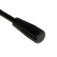 HOMCOM Chaise à Genoux Ergonomique avec Dossier, Siège Assis Genoux Réglable en PU sur Roulettes, Noir(m-12)