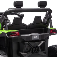 AIYAPLAY 24V 2 Seater Ride On Truck Car for Big Kids with Remote Control, Dual Motors, 4-Wheel Suspension for Ages 3-8, Green(m-13)