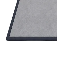 AIYAPLAY Baby Play Mat, 3CM Thick Foam Playmat Rug, Soft Flannel, Non-Slip, Water Resistant, Easy Care, 127 x 127 cm, Dark Grey(m-11)