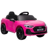 AIYAPLAY Elektrische kinderauto Audi A5L 12V met 2,4G-afstandsbediening, 2 motoren, lithiumaccu, softstart, vierwielvering(m-1)