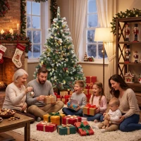 HOMCOM Sapin de Noël Artificiel Lumineux et Enneigé 150cm, Arbre de Noël, Télécommande, 11 Modes d'Éclairage, 210 LED, Vert(m-10)