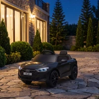 AIYAPLAY Elektrische kinderauto Audi A5L 12V kinderauto met 2,4G-afstandsbediening, 2 motoren, lithiumbatterij, softstart, 4-Rad-Federung(m-9)