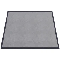 AIYAPLAY Baby Play Mat, 3CM Thick Foam Playmat Rug, Soft Flannel, Non-Slip, Water Resistant, Easy Care, 127 x 127 cm, Dark Grey(m-1)