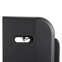 Outsunny Chauffage d'Appoint Gaz Portable 4,2kW Infrarouge Compact 2 Freins Système ODS Anti-Basculement Housse 37x29x55cm Noir(m-12)