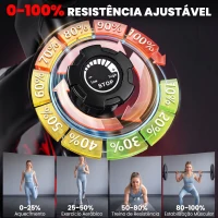SPORTNOW Bicicleta Estática para Casa com Bluetooth, Volante de Inércia de 6 kg, Ecrã LCD, Assento e Guiador Ajustáveis, Suporte para Telemóvel(m-5)