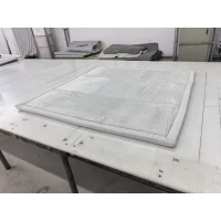 AIYAPLAY Alfombra Infantil, 127x127 cm, Colchoneta de Espuma 3 cm, Franela Suave, Antideslizante, Resistente al Agua, Gris Claro(m-10)
