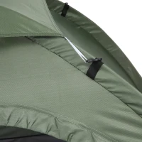Outsunny 2 Person Camping Tent, Camouflage Tent with Zipped Doors, Storage Pocket, Portable Handy Bag, Dark Green(m-10)