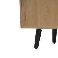 Modern Wooden Shoe Bench with Padded Cushioned Seat, Soft Shoe Storage Organiser with Adjustable Shelves, 100L x 34W x 69H cm, Natural(m-16)
