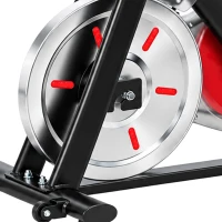 SPORTNOW Exercise Bike for Home Gym with Smart APP, Magnetic Resistance, Adjustable Seat & Handlebars, LCD Display, Wheels(m-13)