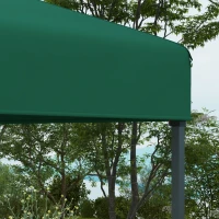 Outsunny Techo de Repuesto para Carpa Plegable de Tela Oxford 3x3 m con Techo Puntiagudo Impermeable y Anti-UV Verde Oscuro(m-8)