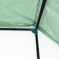 Outsunny 300 x 200cm Walk-In Polytunnel Greenhouse - Green(m-10)