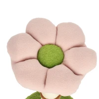 PawHut Cat Tree for Indoor Kittens, 88cm Flower Cat Tower with Condo & Bed, Scratching Post, 2 Toy Balls and 2 Crinkle Leaves(m-10)