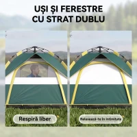 Outsunny Cort pentru Camping pentru 2 Persoane(m-5)