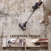 HOMCOM Dywan do salonu, poliester, nowoczesny artystyczny wzór, pralny, brązowy(m-6)