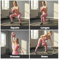 SPORTNOW Soft Kettlebell, 8kg Kettle Bell with Anti-Slip Grip for Home Gym Weight Lifting and Strength Training(m-8)