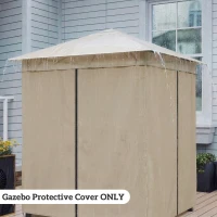 Outsunny 2 x 2 (m) Gazebo Protective Cover, Waterproof Cover for Gazebo, Canopy and Tent(m-10)