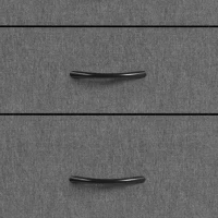 HOMCOM Chest of Drawers, Dresser with 10 Fabric Drawers, Tall Storage Unit with 4 Pockets and 2 Hooks Steel Frame, Grey(m-10)
