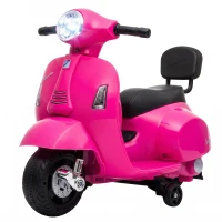 AIYAPLAY Motocicletă Electrică pentru Copii 1,5-3 Ani Mini Vespa Gts 7,2V, Roz(m-11)