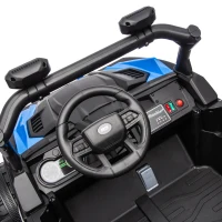 AIYAPLAY 24V elektrische kinderauto UTV, 2-zits met lithium-accu, 2,4G-afstandsbediening, 2 x 120 W motoren en softstart(m-12)