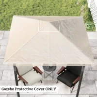 Outsunny 2 x 2 (m) Gazebo Protective Cover, Waterproof Cover for Gazebo, Canopy and Tent(m-8)
