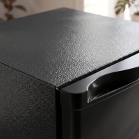 HOMCOM 60L Tabletop Mini Freezer, Countertop Small Freezer with Reversible Door, Removable Wire Shelves, Black(m-11)