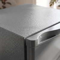 HOMCOM 60L Tabletop Mini Freezer, Countertop Small Freezer with Reversible Door, Removable Wire Shelves, Grey(m-11)