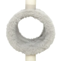 PawHut Kattenboom in schaapdesign met krabpalen, tunnel en speelgoed, 98 cm, lichtgrijs(m-11)