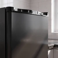 HOMCOM 60L Tabletop Mini Freezer, Countertop Small Freezer with Reversible Door, Removable Wire Shelves, Black(m-10)