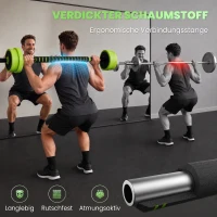 SPORTNOW 4-in-1 Halterset 20 kg - Verstelbare Dumbbell & Barbell Kettlebell Push-up Bars Groen(m-6)