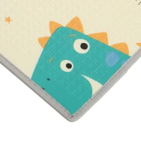 AIYAPLAY Foldable Reversible Baby Play Mat 180 x 150 cm, Waterproof, Non-Slip for Crawling and Learning, Animals & Forest Theme(m-10)