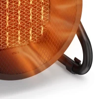 Outsunny Industrial Fan Heater 2800W with Tilting, Electric Ceramic Space Heater with Adjustable Thermostat, Handle(m-13)