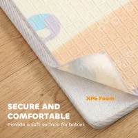 AIYAPLAY Foldable Reversible Baby Play Mat 180 x 150 cm, Waterproof, Non-Slip for Crawling and Learning, Animals & Forest Theme(m-5)