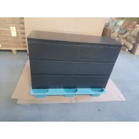 HOMCOM Cómoda Dormitorio Adulto, Cajonera 6 Cajones, Cómoda para Ropa, Mueble de Almacenamiento Contemporáneo para Salón, Negro(m-4)