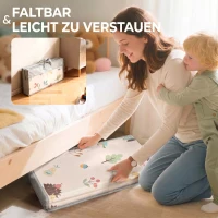 AIYAPLAY Gewatteerde opvouwbare omkeerbare baby-speelmat 176,5x148x1 cm XPE-activiteitsmat voor baby's waterdicht meerkleurig(m-7)
