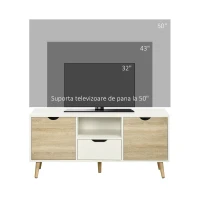 Homcom Comoda TV pana la 50” – Dulapuri & Sertare pentru Depozitare(m-6)