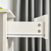 HOMCOM Aparador de Cozinha com 1 Gaveta e Prateleira Interior Ajustável Móvel Auxiliar Decorativo 80x39,7x80 cm Branco(m-10)