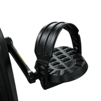 SPORTNOW Bicicletă hometrainer 3 în 1 pliabilă, silențioasă, ergometru recumbent cu monitor LCD, Bluetooth, senzor de ritm cardiac, bandă de rezistență(m-12)