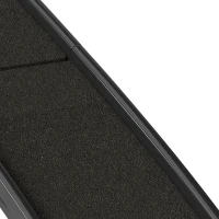 PawHut Rampe pliable pour chiens, escalier pour chien en PP avec pente douce et surface antidérapante, 155x38,5x15,5cm, noir(m-13)