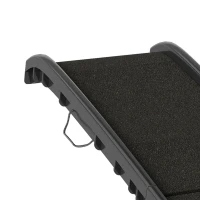 PawHut Rampe pliable pour chiens, escalier pour chien en PP avec pente douce et surface antidérapante, 155x38,5x15,5cm, noir(m-12)
