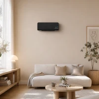 HOMCOM Elektro-Heizung, Wandmontage, Schwingfunktion, 2 Modi, Timer, LED-Anzeige, Schwarz(m-8)