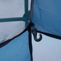 Outsunny Dubbelwandige koepeltent familietent voor 4 personen outdoor iglo waterdicht(m-10)