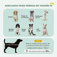 PawHut Jaula para Perros Plegable con Cojín Puertas Bandeja Extraíble y Marco de Alambre Metálico 90x57,5x62 cm Negro y Beige(m-6)