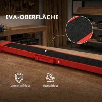 DURHAND 2er-Set Arbeitsbock, Handwerks-Ständer, bis zu 250 kg belastbar, Metall, Rot(m-5)