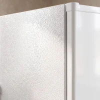 HOMCOM Mini-vriezer 85 liter, compacte vrijstaande vriezer met omkeerbare deur en instelbare temperatuur, wit(m-12)