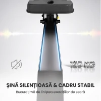 SPORTNOW Aparat de Vâslit Pliabil Profesional cu Benzi de Rezistență, 120 kg, Roșu și Negru(m-7)