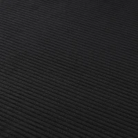Knochenlose Sofabestuhlung mit rutschfester Basis, mit breiten Armlehnen, bequemen Rückenlehnen und einem hochelastischen Polster, Maße 259,5 L x 96 B x 64,5 H cm, Schwarz(m-8)